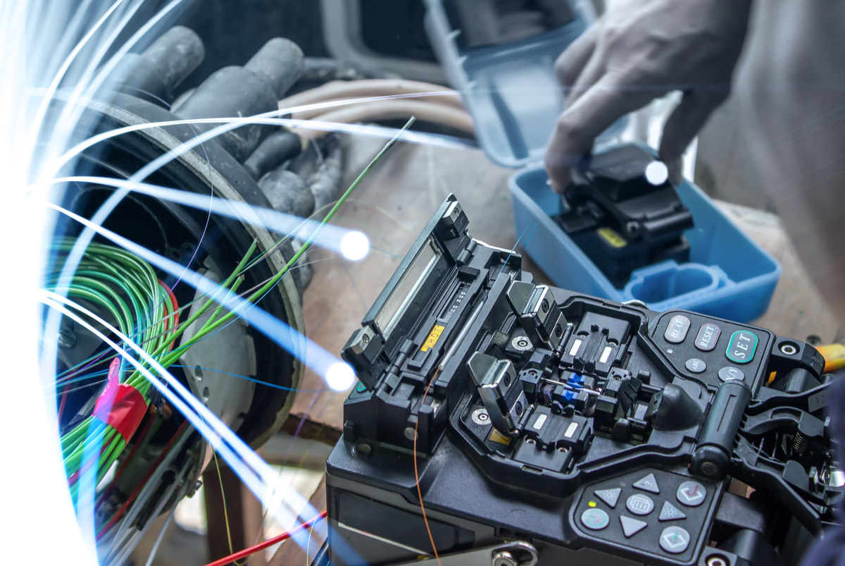 Soudure de fibre optique par fusion
